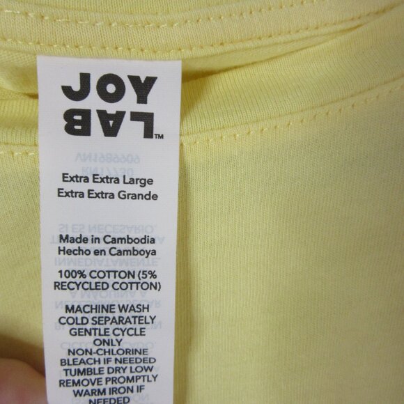 Joy Lab 2 Piece Active Skort and Shirt High Rise Cut Out Yellow XL & XXL NWT - Picture 5 of 11